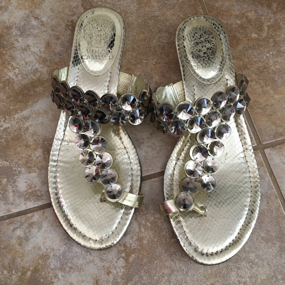 vince camuto jeweled sandals